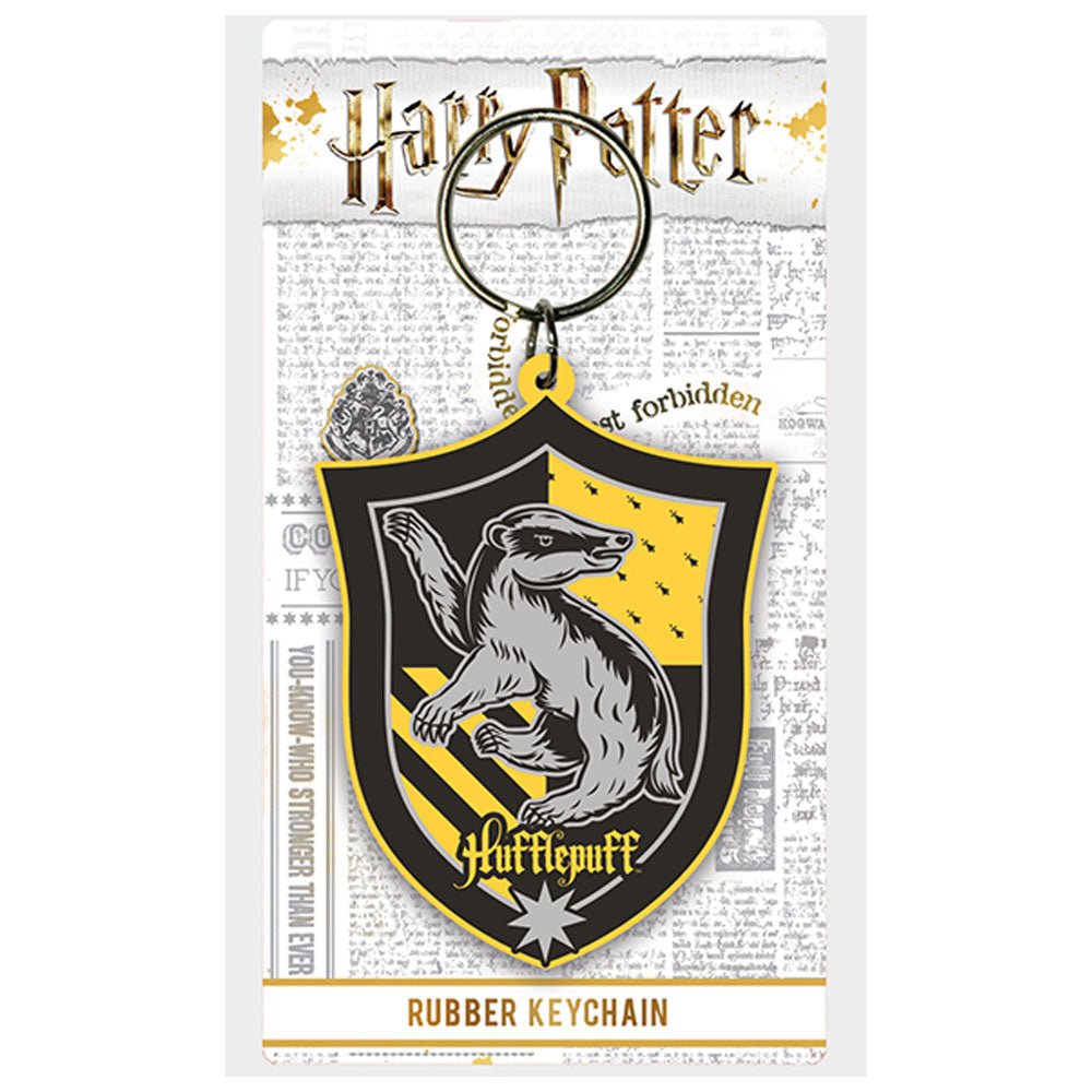 HARRY POTTER ハリーポッター (2027年 ドラマ放送決定 ) - Hufflepuff / ラバー・キーリング / キーホルダー - PGS